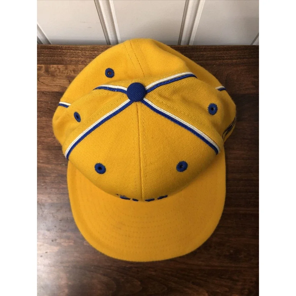 Reebok Hardwood Classics Golden State Warriors The City Fitted Cap‎ Hat Sz 7 1/8